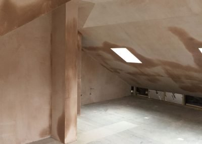 Freshly Plastered Loft Extension
