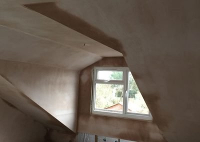 Freshly Plastered Loft Extension