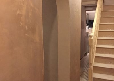 Hallway arch fully finished