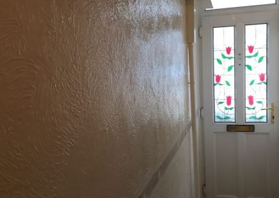 Artex wall in Gosport