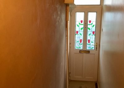 Plastered wall in Gosport