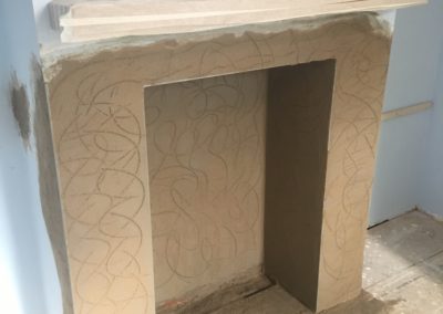 Fireplace in Gosport Rendered