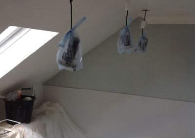 Artex ceiling and reveals ready for plastering in Portsmouth
