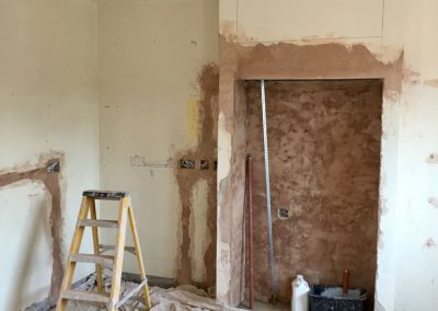 Kitchen to be plastered in Gosport