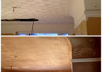 Comparison of plastered room in Fareham