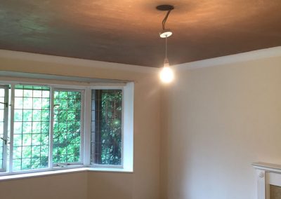 Living Room fully plastered