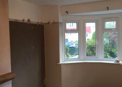 Livingroom to be plastered