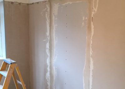 Doorway boarded up in Gosport