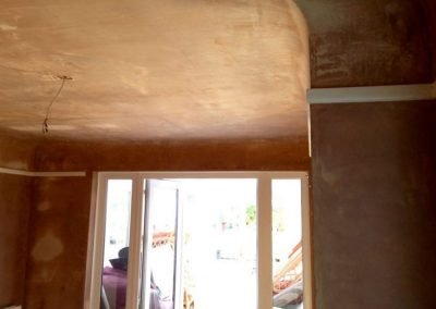 Living room plastered in Fareham