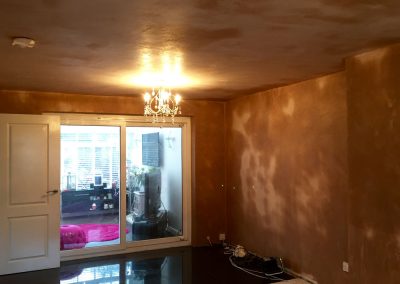 Living Room fully plastered skimmed