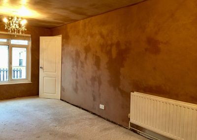 Completed living room in Gosport