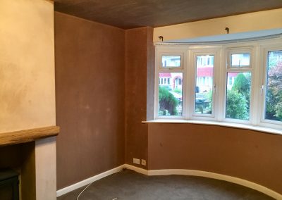 Livingroom Plastered