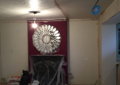 Artex ceiling to be skimmed