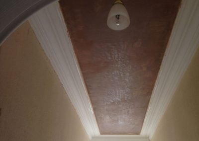 Hallway plastered