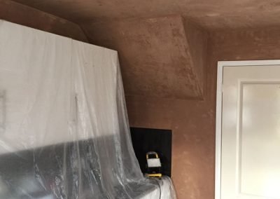 Tricky Kitchen plastered