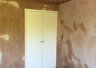 Bedroom plastered