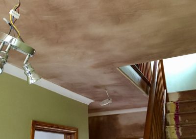 Covered ceiling artex in Gosport