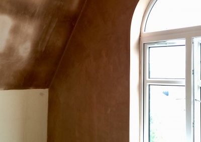 Bedroom 2 plastered