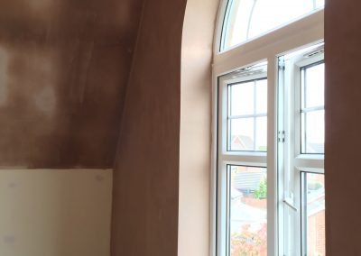 Bedroom 1 plastered