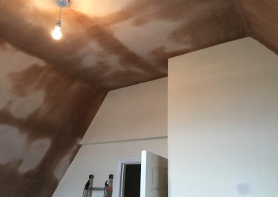 Bedroom 1 plastered