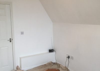 Bedroom 2 ready to be plastered