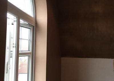 Bedroom 2 plastered