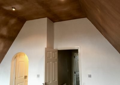 Bedroom 2 plastered