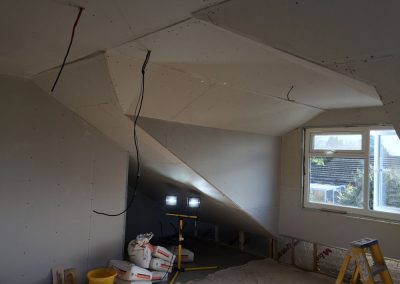 Loft Extension Before Plastering
