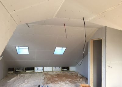 Loft Extension Before Plastering in Salisbury Green.
