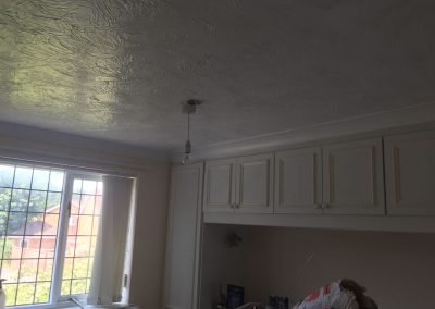 Master bedroom ready for plastering