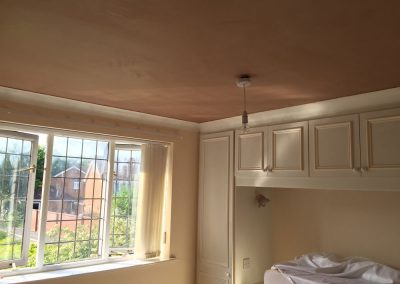 Master bedroom fully plastered