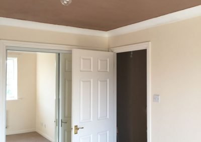 Master bedroom fully plastered
