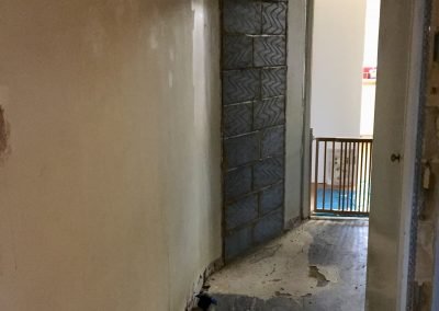 Doorway blocked up in Warsash