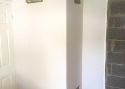 Living room ready for repair