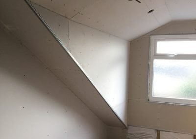 Loft Extension Before Plastering