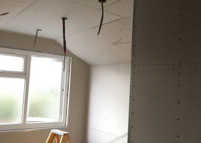 Loft Extension Before Plastering