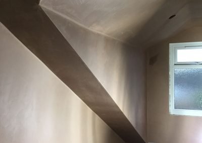 Freshly Plastered Loft Extension