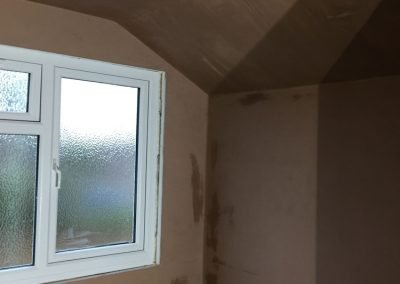 Freshly Plastered Loft Extension