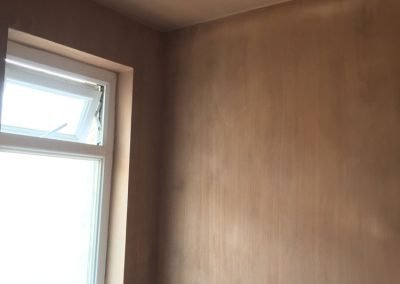 Bathroom fully plastered