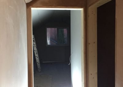 Re-plastered Loft Extension