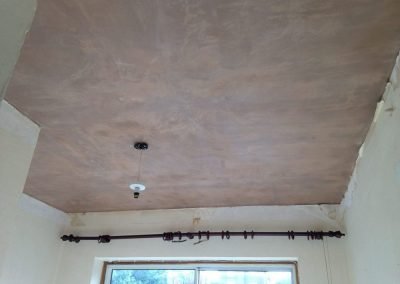 Bedroom 2 plastered