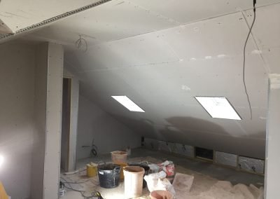 Loft Extension Before Plastering