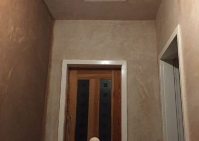 Landing fully plastered
