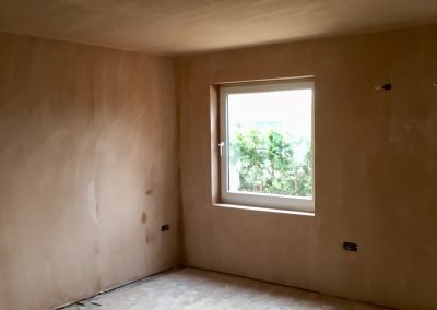 Living room Fully plasterboarded in Warsash