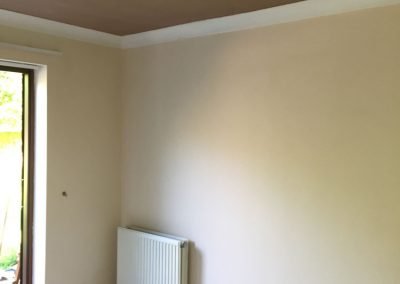 Dining Room fully plastered
