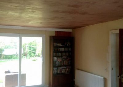 Artex ceiling plastered in Gosport